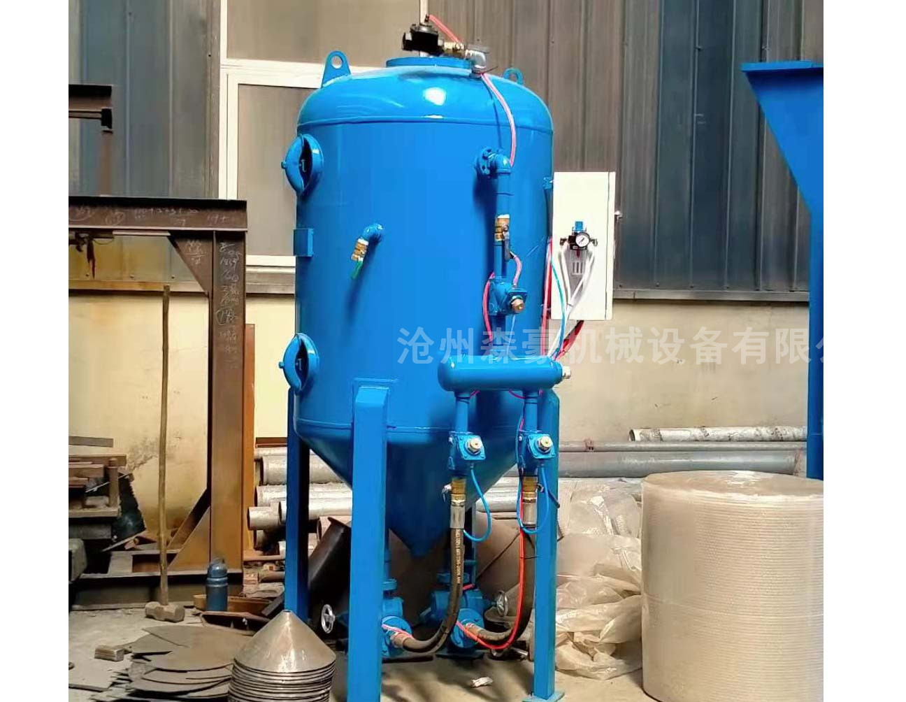 手動(dòng)砂閥型噴砂機